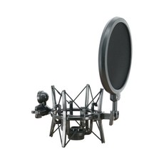 슈퍼픽스 콘덴서 마이크 쇼크마운트 팝필터 48~53mm MJ11BP1, 1개