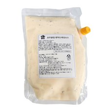 렌치드레싱소스 2KG 서브웨이 랜치 해방타운 콥샐러드, 4개