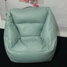 1인 에어빈백커버 공기로 카키 반자동 이케 자취방 이동식, C. 연녹색 소파 커버
