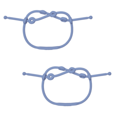 모슈아 시리얼 멀티 스트랩, 2개, 알래스칸블루, 원형타입