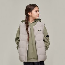 NATIONAL GEOGRAPHIC KIDS K244UDV920 헤론 경량 구스 베스트 BEIGE