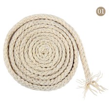 5mm 브레이드 코드 DIY 코튼 로프 태피스트리 드로스트링 바인딩 장식 트위스트 스레드 두꺼운 스트링 공예 신발 가방, 01