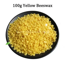 천연 양초 왁스 무연 대두 만들기 용품 밀랍 DIY 아로마 테라피 심지 생 가정 장식 100g, 05 100g-Yellow Beeswax