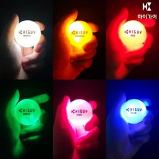 하이가이 LED 골프공 42.6mm, 그린, 6개입, 1세트