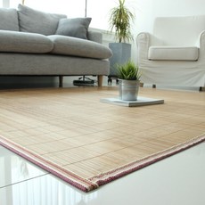 대나무 돗자리 마작 대자리 탄화 여름 쇼파 침대 7.5mm탄화대자리 150x190cm, 상세페이지 참조