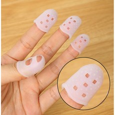 실리콘 손가락 골무 세트 5p, XL