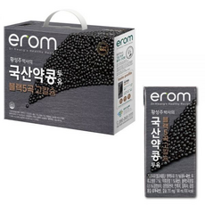이롬 약콩 두유 x24 블랙두유 간식 건강음료 아침대용식 고칼슘 국내산 블랙5곡 단백질, 190ml, 1개