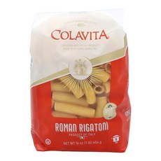 콜라비타 오르조 쌀알 모양의 클래식 지중해 파스타 최고의 다용도 1Lb 6팩, Colavita Roman Rigatoni: Embra