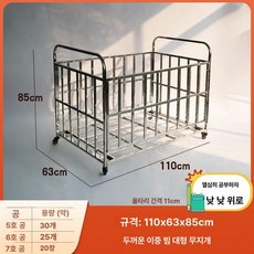 볼캐리어 공 보관함 운동장 카트 축구공 60x100x75, 1개, 2세대 대형 뚜껑 없음 두꺼운 30개