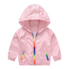 BabyBear 兒童防風防曬外套 輕薄透氣 連帽夾克 適用身高90-155公分 多色可選