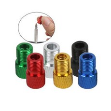 make speed 자전거밸브 프레스타를 슈레더방식으로 변환 어댑터, 1개