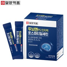 런칭 일양약품 두뇌엔 PS 인지력 포스파티딜세린 기억력 인지력 개선 두뇌건강 분말 스틱형, 1개, 30회분