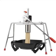 수동 국수 수직 제면기 냉면 반죽기 면뽑는기계, 1. 본체+버킷+도금망치+금형6개