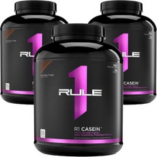 RULE1 乳清蛋白粉 巧克力口味, 1.87kg, 3桶