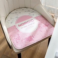 해피유통 현대적인 디자인의 편안한 패브릭 체어 쿠션 사계절용 의자 패드 미니멀리스트 스타일 방석, 45*49센티미터, 15