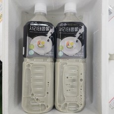 [식약처인증] 국산 서리태 콩물 무첨가, 1세트, 4L