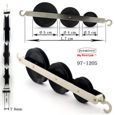 초등 과학 교구 실험 3축 고리형 도르래 초등학습교구, 1개