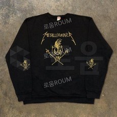 헤비메탈 Metallica 메탈리카 가을 겨울 프린트 긴소매 티셔츠 유니섹스 맨투맨