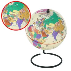KesB 지구본 14cm 2637 세계지도 어린이날 교육용 선물 아동 교구 모형
