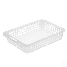 식재료분류 플라스틱 위생보관 투명 채소과일 냉장고 바구니 직사각 트레이, 1개, 상세페이지 참조