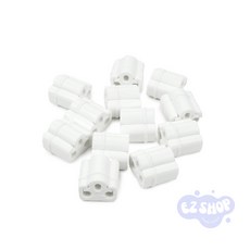 철제 네트망 고정클립 12개입 벽선반연결도구