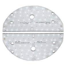 케이라이팅 LED모듈 삼성 3528 6500K 주광색 원형방등 50W (398x190mm2장), 1세트
