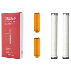 MUTI Living 三合一維他命過濾蓮蓬頭 濾芯組, 薰衣草, 1組