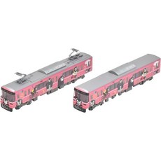 10492633 열차 기관차 모형 철도 기차 컬렉션 철코레 쿠마모토 전기철도 03형 쿠마몬 래핑 2량 세트 디오라마 용품, 10492633 열차 기관차 모형 철도 기차 컬렉션 철