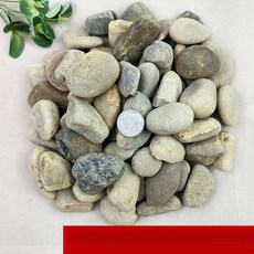 모모스스토어 잡석가격 잡석 파쇄석 인테리어 조경, 워싱 멀티컬러 2-4cm, 1L, 1개