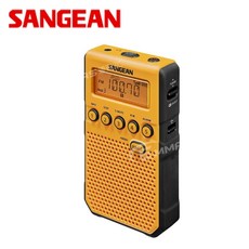 SANGEAN 數位式口袋收音機, 黃色, 黃色, DT-800