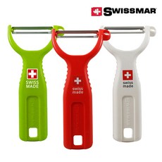 [공식수입] 스위스마 Y형 로고 감자칼 (신형), 로고/화이트, 1개