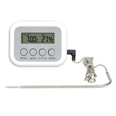 凱泰 探針式電子溫度計 烘焙料理用, 1個, 時尚白