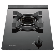 林內Rinnai RB-N1201G(B) 檯面式單口爐，易清潔玻璃檯面，內焰爐頭, 市區天然氣(NG-1) / 桶裝瓦斯(LPG)