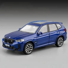 1:32 BMW X3M IM SUV 합금 금속 Diecast 모델 자동차 도서관 앞 책상 디스플레이 장식 높은 시뮬레이션 미, 02 Blue