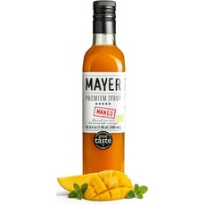 마이어 프리미엄 시나몬 플럼 시럽 경력에 빛나는 천연 텐 프리 리얼 과일 16.9단위단위온스 커피 칵테일 인공 첨가물 1팩, Mango, 16.9 Fl 단위oz Pack of 1, 946ml