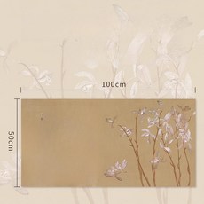 방음 비접착 반짝이 두꺼운 펠트지 부직포 시트 펠트공예, 국풍 페인팅 - 란 페인팅 50x100cm, 1개