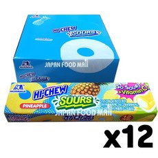 하이츄 사우어 파인애플 12p, 57g, 12개