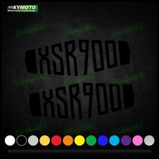 오토바이 데칼 페어링 헬멧 탱크 엔진 반사 스티커, 5. XSR900-02, B. 2pcs x 20cm