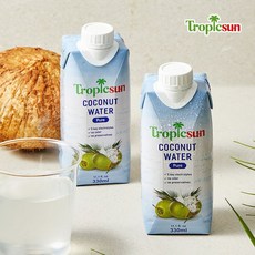 [트로픽선] 100% 퓨어 코코넛 워터 330ml x 12입