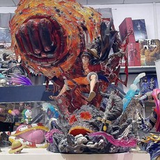 원피스 몽키 D 루피 초대형 피규어 60cm, 1개