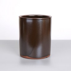 옹기 반통 화분 인테리어 분갈이 도자기 화분, 1개