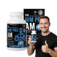 [미국 본사 직배송] 미국산 FDA GMP 인증 시설제조 쏘팔메토 미국 플로리다산 힘프로AM, 1개, 60정