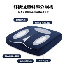 《小日子家居館》記憶棉減壓坐墊 辦公室椅子椅墊久坐神器 透氣屁墊 學生爆款, 天鵝絨摩卡色,40*40*5