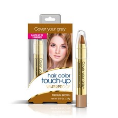 커버유어그레이 헤어 컬러 터치 업 워터프루프 2.9g, Medium Brown, 1개