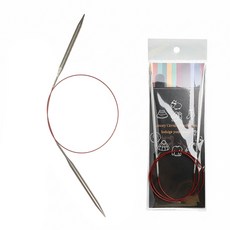 네일룸 스텐 줄바늘 80cm 뜨개질 대바늘, 1개