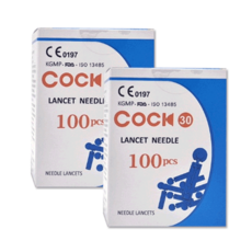 콕 란셋 니들 콕채혈침 30G, 2개
