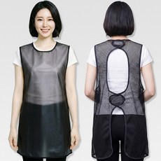 어반크레이브 TPU 조끼형 방수 앞치마, 1개, 블랙
