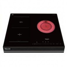 [기사방문 무료설치] 웰치 KR-SH4600N 하이브리드 3구 전기렌지 인덕션2구 하이라이트1구 빌트인 매립형 전기쿡탑 추천 이동형 분리형 케이스 프리스탠딩 주방가전, 웰치 KR-SH4600N+블랙케이스(8cm)