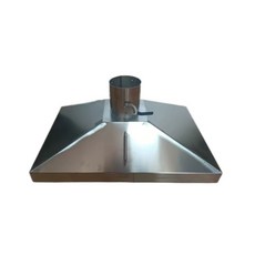 환기 업소용 사각 스텐 후황 닥트 용접 후드 공장 주방, 정사각형 스테인레스 스틸 후드 600x400mm