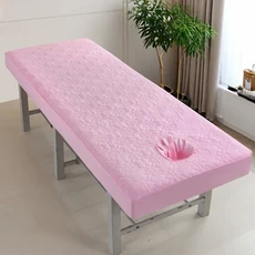 다양한 크기의 마사지 테이블 침대용 두꺼운 누빔 시트 뷰티 살롱 스파 테라피용 커버, 70x185cm